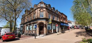 The Bank Job, old RBS in Newcastle Under Lyme